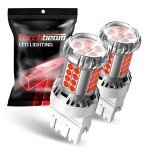 Bright Red LED Tail Brake Lights - Pack of 2