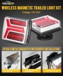 Wireless LED Magnetic Trailer Lights Kit