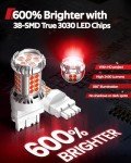 Bright Red LED Tail Brake Lights - Pack of 2