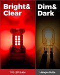 Bright Red LED Tail Brake Lights - Pack of 2