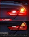 Bright Red LED Tail Brake Lights - Pack of 2
