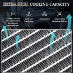 CoolingSnow Aluminum Radiator for 1979-1993 Ford Mustang