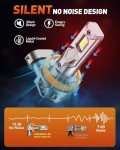 Forenner H11+9005 Bright White Fog Light Bulbs