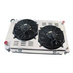 CoolingSnow Aluminum Radiator for 1979-1993 Ford Mustang