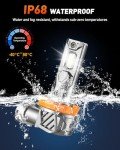Forenner H11+9005 Bright White Fog Light Bulbs