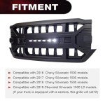 EOMD Matte Black Grille with Off-Road LED Lights