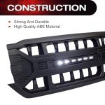 EOMD Matte Black Grille with Off-Road LED Lights