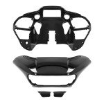 Glossy Black Inner Trim Set for Harley Road Glide