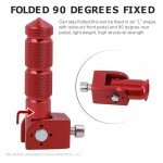 Mokuo Foldable Motorcycle Footpegs for Grom MSX125