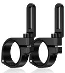 2PCS UTV Light Bar Mounts – Adjustable Roll Bar Clamps