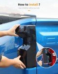 Hoolcar Smoked Black Tail Light Guard for Silverado