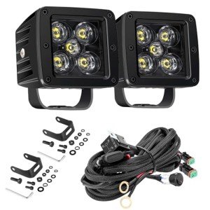 LED 3-Inch 100W Spot Light Pods - 2 Pack