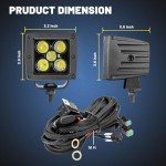 LED 3-Inch 100W Spot Light Pods - 2 Pack
