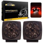12V Submersible Square LED Trailer Lights Set