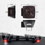 12V Submersible Square LED Trailer Lights Set