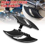 GUDITEM CNC Male Mount Foot Pegs for Harley