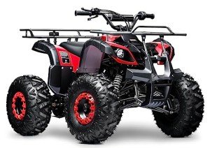 Seangles 125cc Red ATV with Big Off-Road Tires