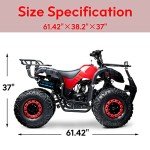 Seangles 125cc Red ATV with Big Off-Road Tires