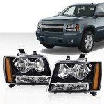 G-PLUS Chevy Tahoe Suburban Headlight Assembly Set