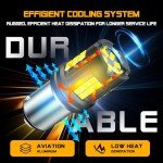 1157 LED Bulb Pack - White, 4000LM, Error-Free