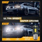1157 LED Bulb Pack - White, 4000LM, Error-Free