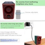 HULPPRE Solar Motion Sensor Alarm with Sounds