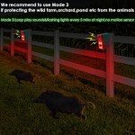 HULPPRE Solar Motion Sensor Alarm with Sounds
