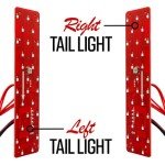 Red LED Tail Lights Kit for 1967-1972 Chevy C10