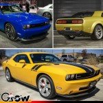 4 PCS White LED Side Marker Lights for Dodge Challenger