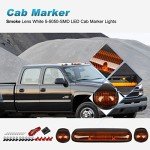 Amber Cab Marker Light Covers for Silverado/Sierra Trucks