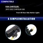 VANKUB Side Marker Light Connectors for Chrysler 300