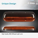 Amber Cab Marker Light Covers for Silverado/Sierra Trucks