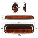 Amber Cab Marker Light Covers for Silverado/Sierra Trucks
