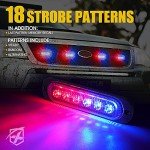 8PCS LED Emergency Strobe Lights for Vehicles