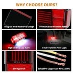 RVZONE Submersible LED Trailer Lights Kit