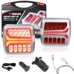 Hifybaty Wireless Rechargeable Magnetic Trailer Lights