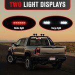 LIYYOO LED Third Brake Light for Dodge Ram