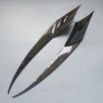 Honda Accord Headlight Eyelid Trims (Gloss Black)