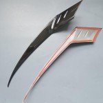 Honda Accord Headlight Eyelid Trims (Gloss Black)