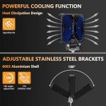 Powerful 4-Inch LED Work Lights, 2-Pack