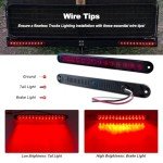 XtraGlow 10" Red LED Trailer Brake Light Bar