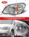 Chevy Cobalt Headlight Assembly with Clear Lens