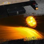2-Pack Amber 2" Round LED Marker Lights