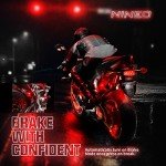 NINEO 8-Piece RGB Motorcycle LED Light Kit