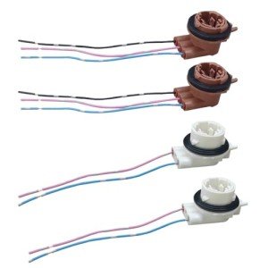4PCS Car LED Bulb Light Pigtail Connectors