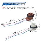 4PCS Car LED Bulb Light Pigtail Connectors