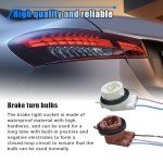 4PCS Car LED Bulb Light Pigtail Connectors