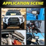Bright 3 Inch CREE LED Driving Light Pods - 2 Pack