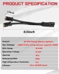 2PCS Waterproof Deutsch DT 2-Pin Wiring Adapters