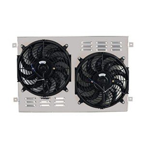 Performance Aluminum Radiator Shroud with Dual Fans